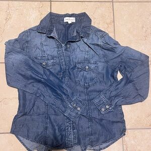 Cloth and stone jean jacket
